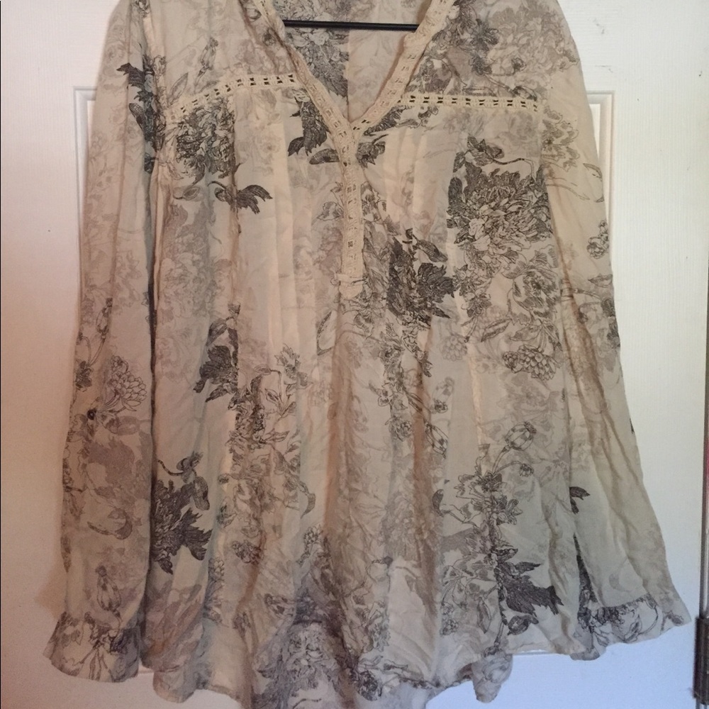 Boho flowy top